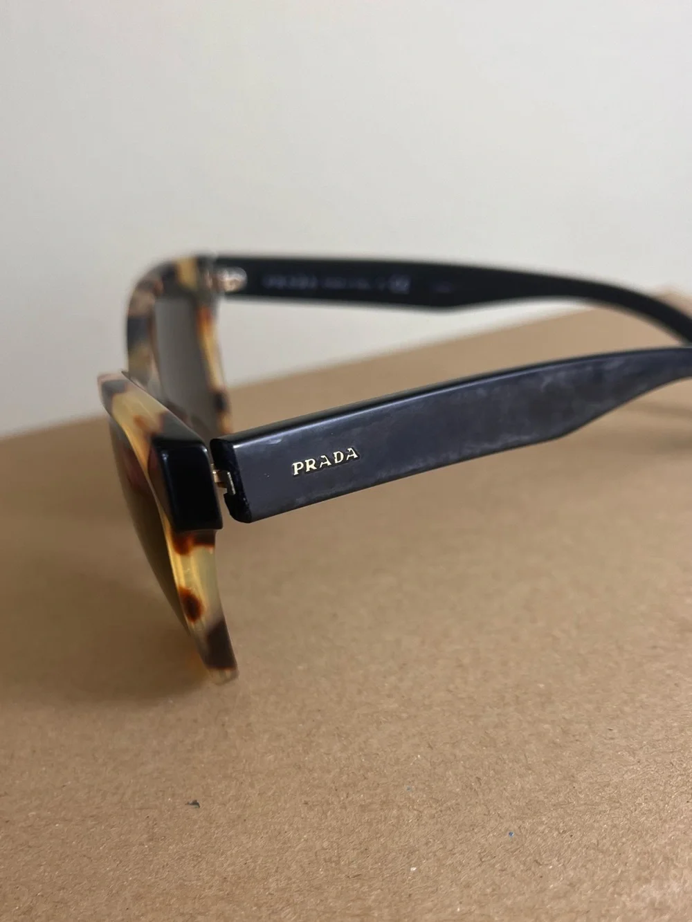 Prada Tortoiseshell / Tortoise Havana Cat-Eye Sunglasses
